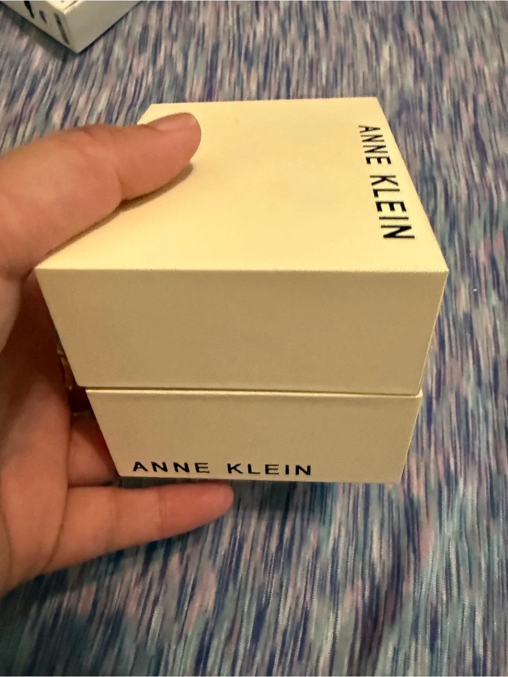 Anne Klein Two-Tone Silver and Gold Round Dial Women's Watch